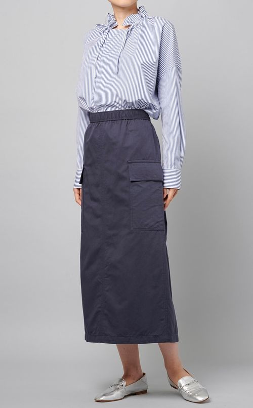 ギャザーボウタイブラウス