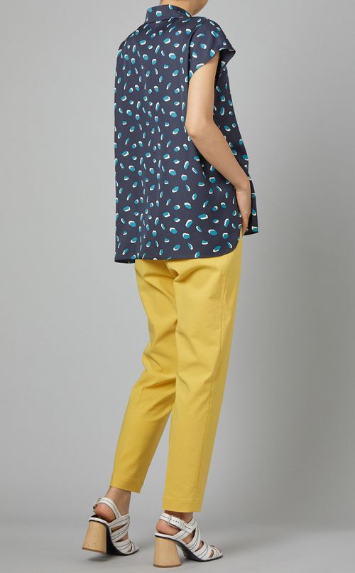 ツインドットシャツ