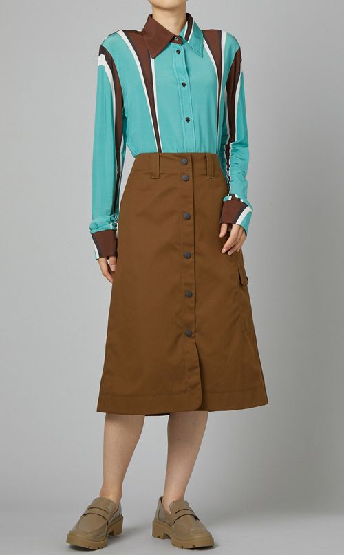 プリントロングスリーブシャツ