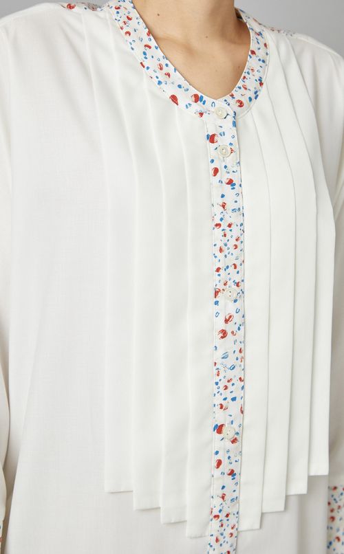 フロントタックシャツワンピース