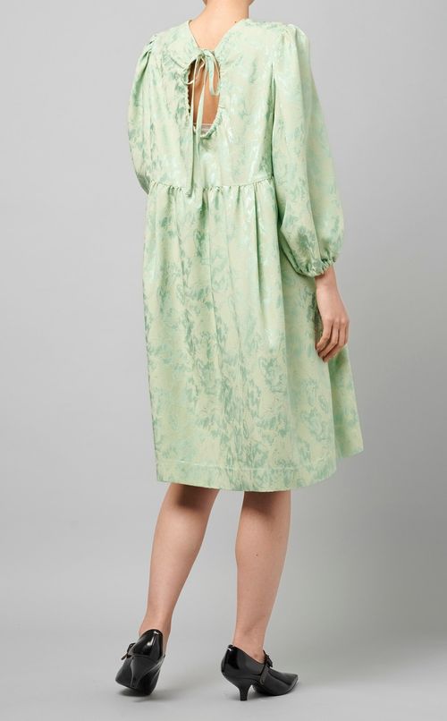 フラワージャガードミニワンピース