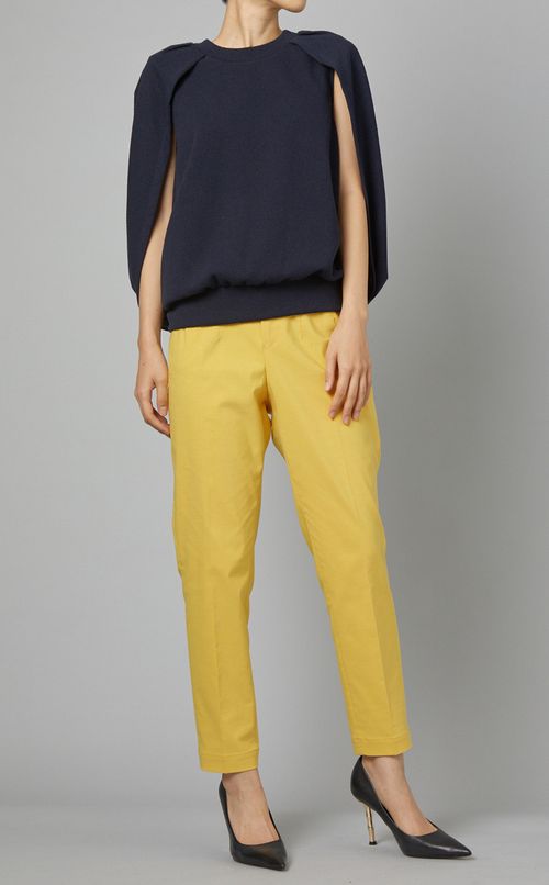 ハイウエストテーパードパンツ