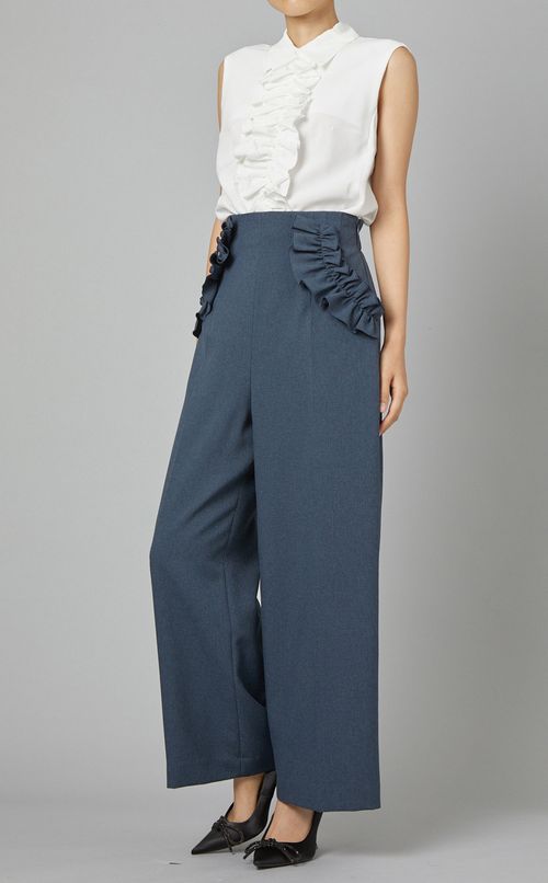 センターフリルシャツ