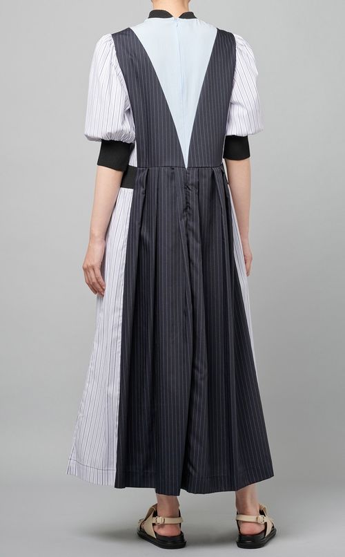 パッチワークデザインワンピース