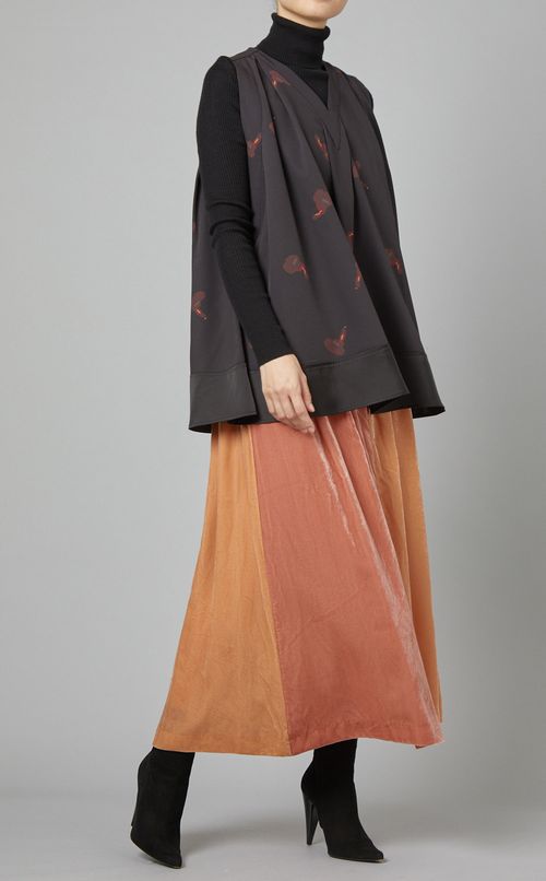 フラワープリントブラウス