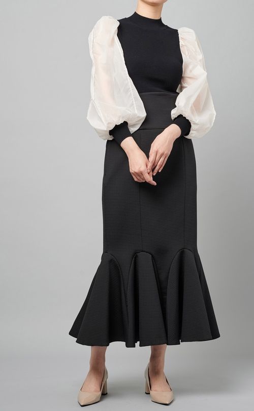 シアードルマンスリーブニット