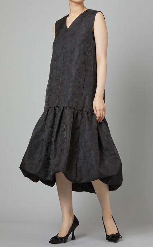 ジャガードバルーンワンピース