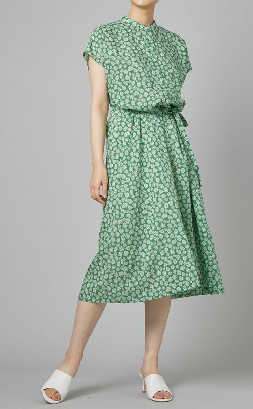 マーガレットプリントワンピース