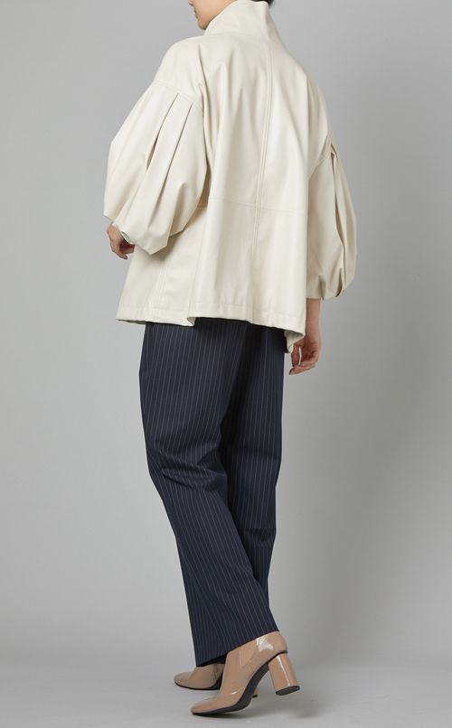 ハーフスリーブハイネックブルゾン