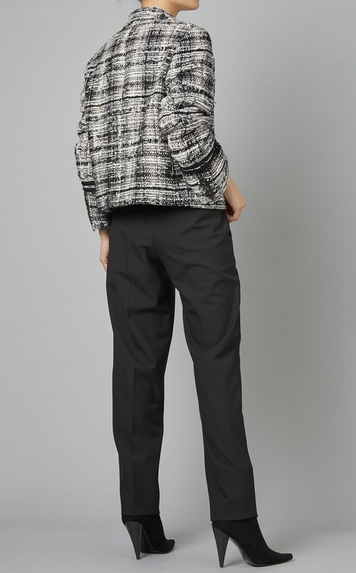 ツイードクロップドジャケット