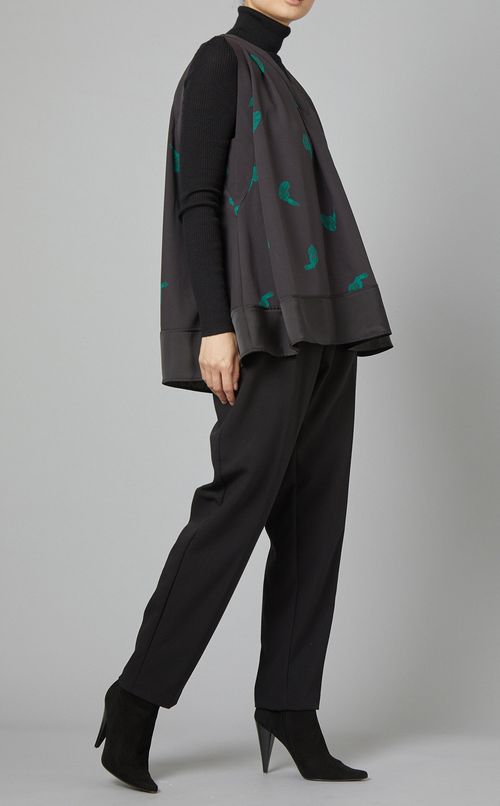 フラワープリントブラウス