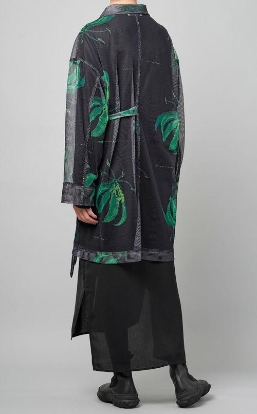 ポケットデザインシャツコート