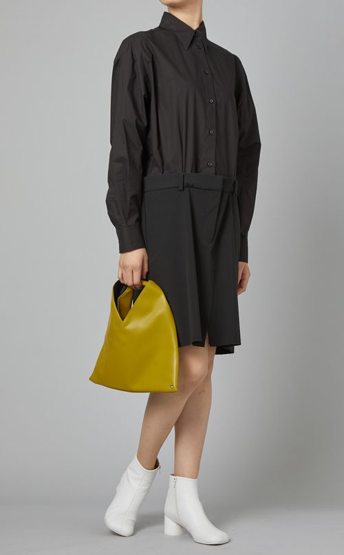 カットオフデザインロングシャツ