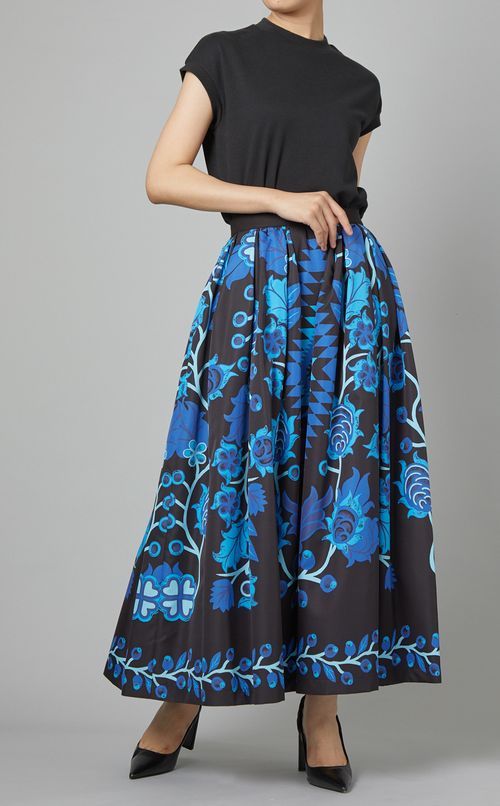 オルテガフラワープリントスカート