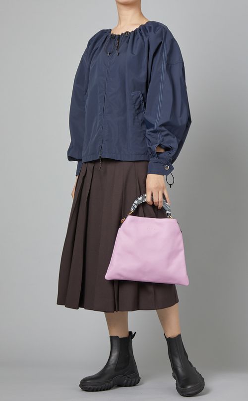 ジップアップギャザーブルゾン