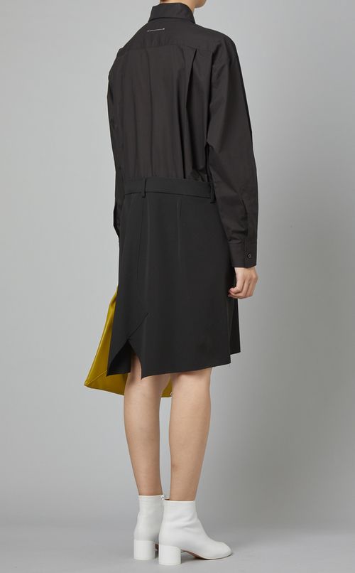 カットオフデザインロングシャツ