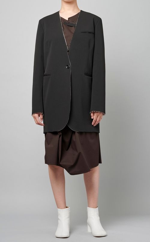 カットオフデザインストレッチジャケット