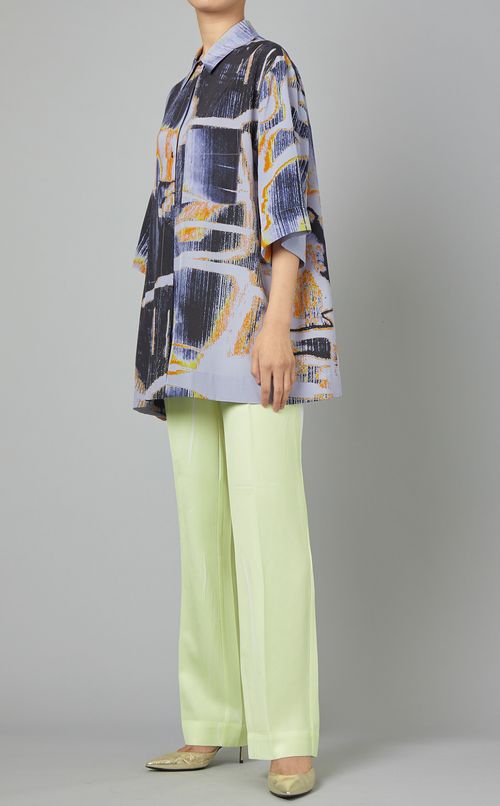 オーバーサイズプリントシャツ