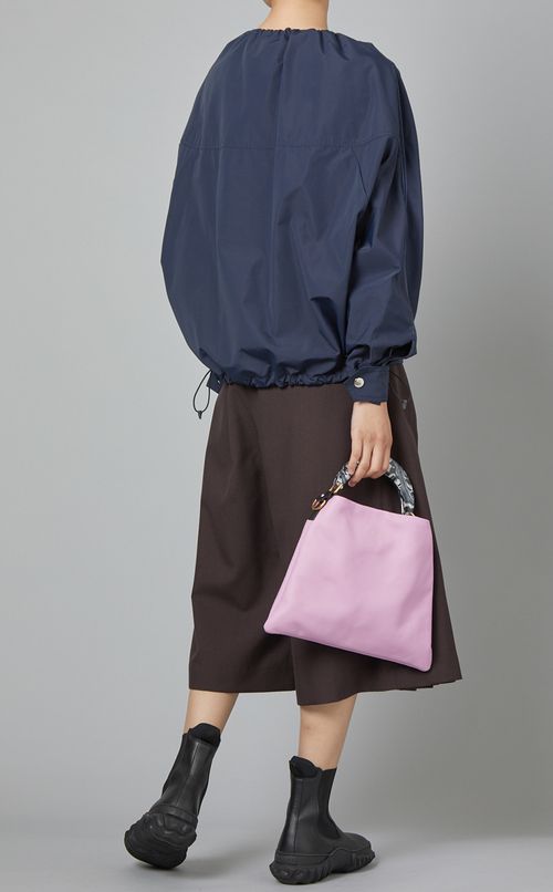 ジップアップギャザーブルゾン