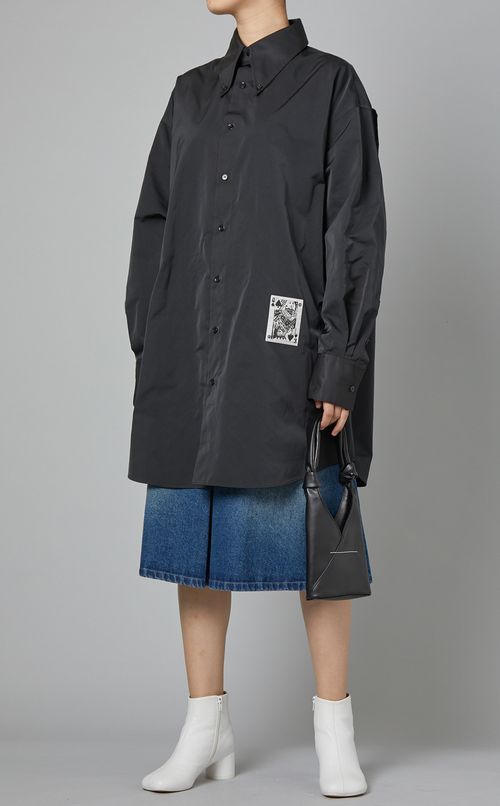 トランプモチーフ付シャツ