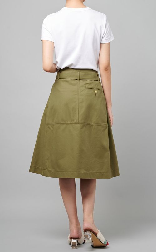 ベルト付ミリタリースカート