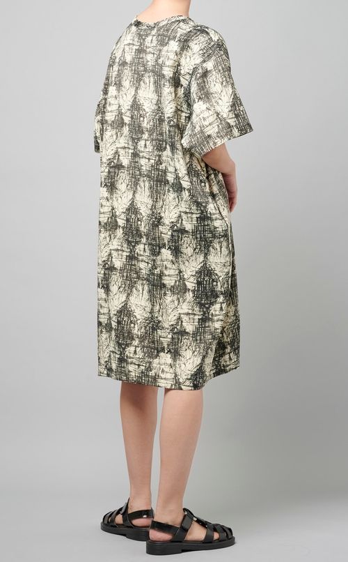 プリントリラックスワンピース