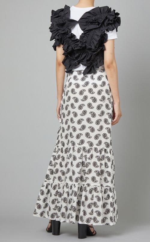 ワッシャー加工フリルトップス