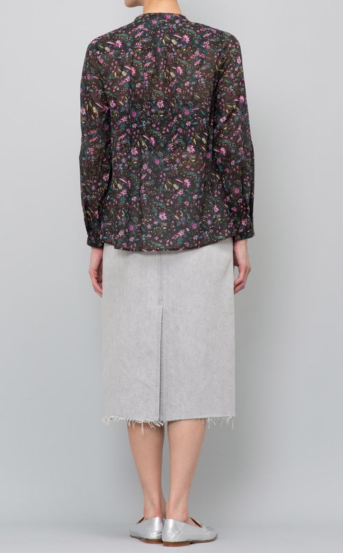 ハイネックプルオーバーブラウス