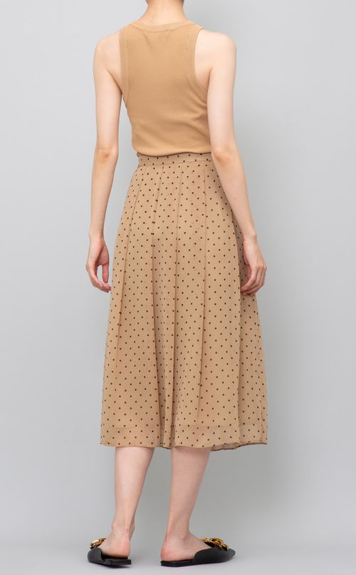 ドットシフォンタックスカート