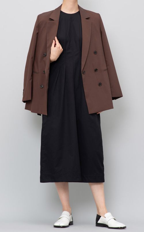 パフスリーブミリタリーワンピース