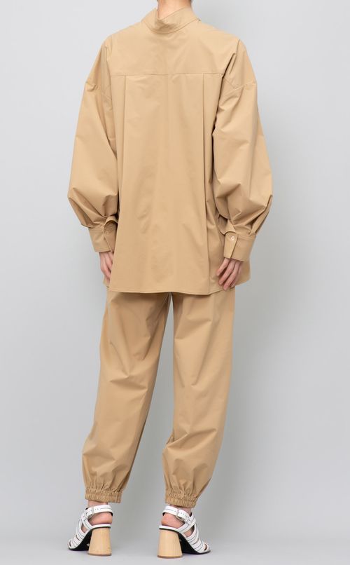 レースアップミニタリーシャツ