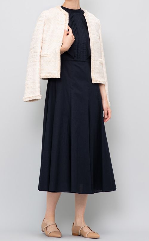 フレアカラーワンピース