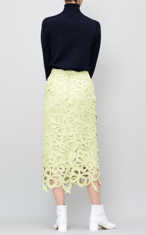 リボンレースタイトスカート