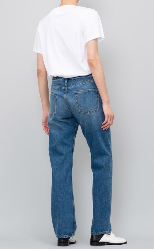 ストレートデニムパンツ