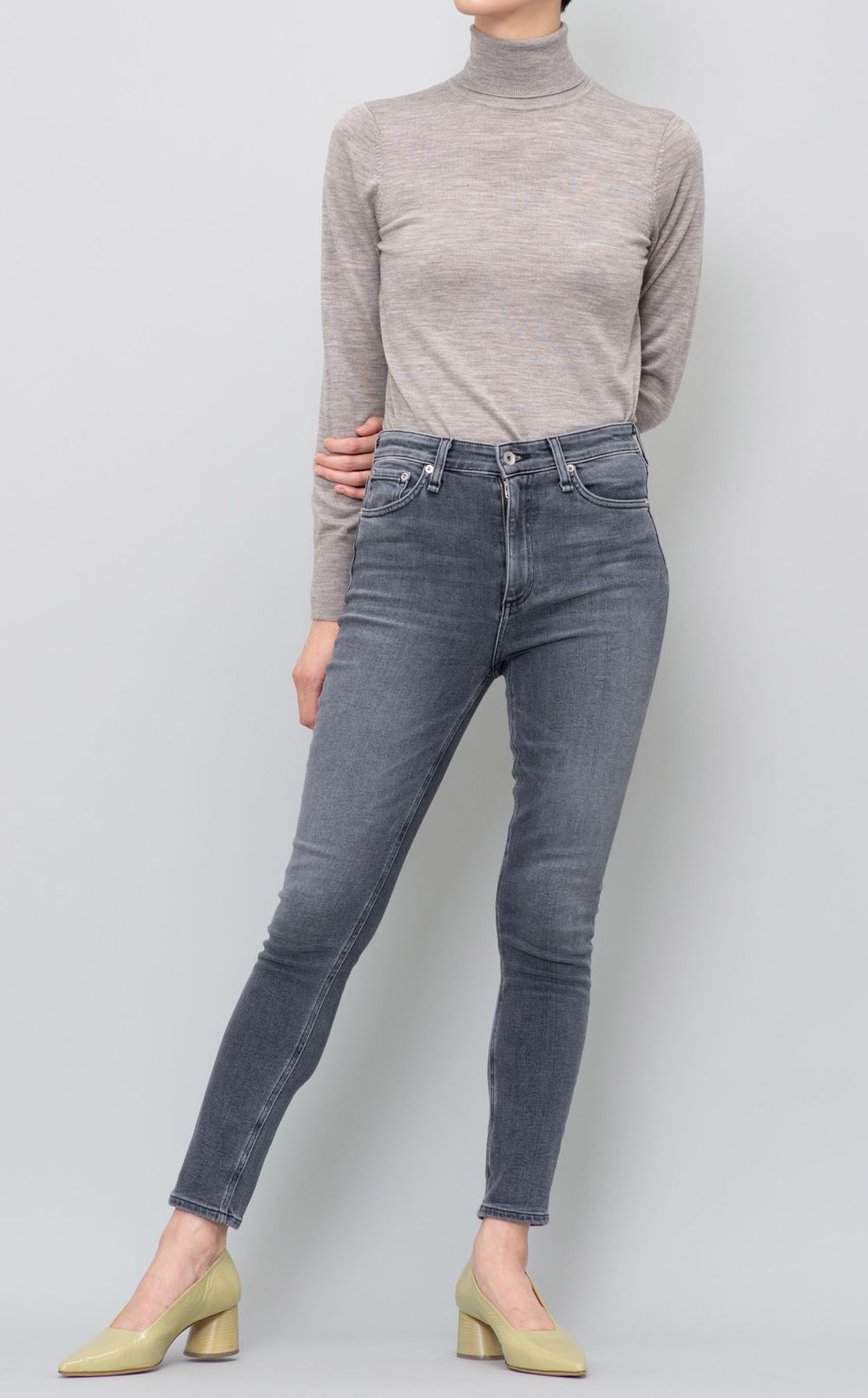 RAG & BONE ★ クロップド スキニージーンズ / ブルー rag & bone|クロップドスキニーデニムパンツ
