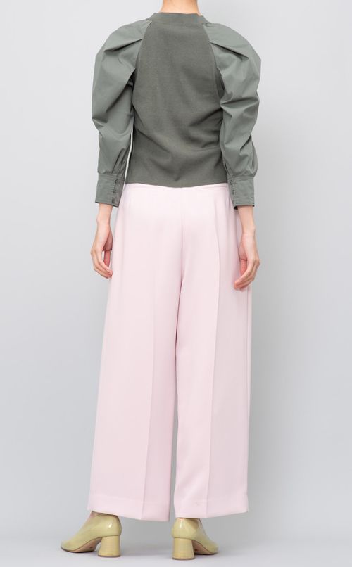 タックスリーブニットカーディガン