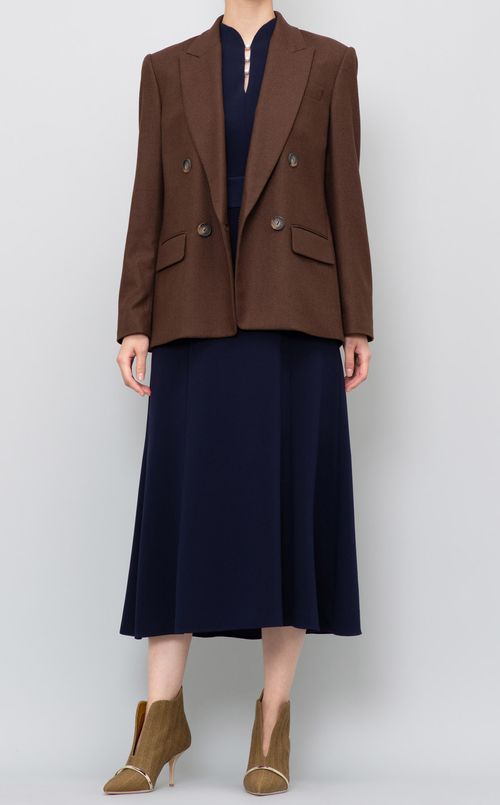 パール付レーススリーブワンピース