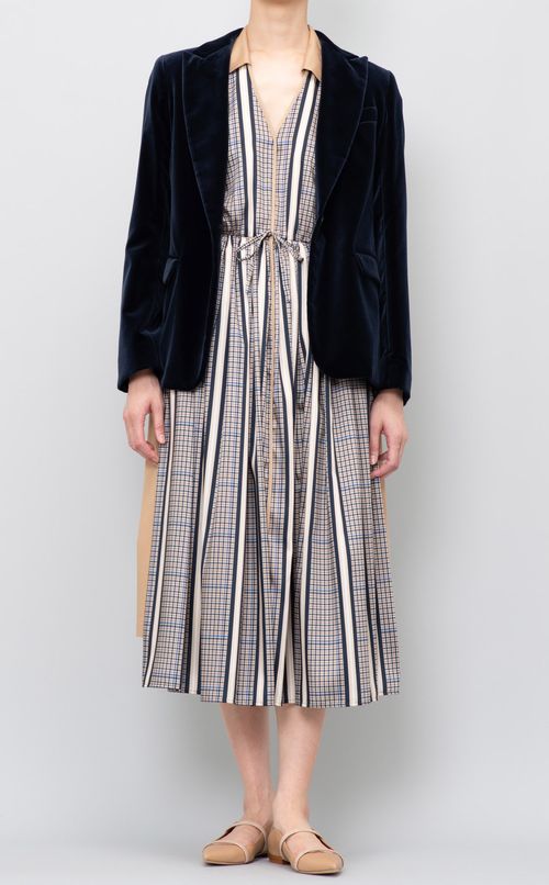 ベロアテーラードジャケット