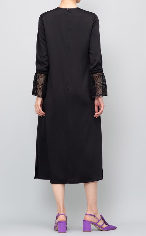 リストレースサテンワンピース