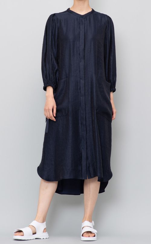 シャイニーシャツワンピース