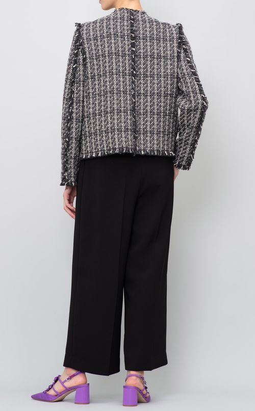 ツイードノーカラージャケット