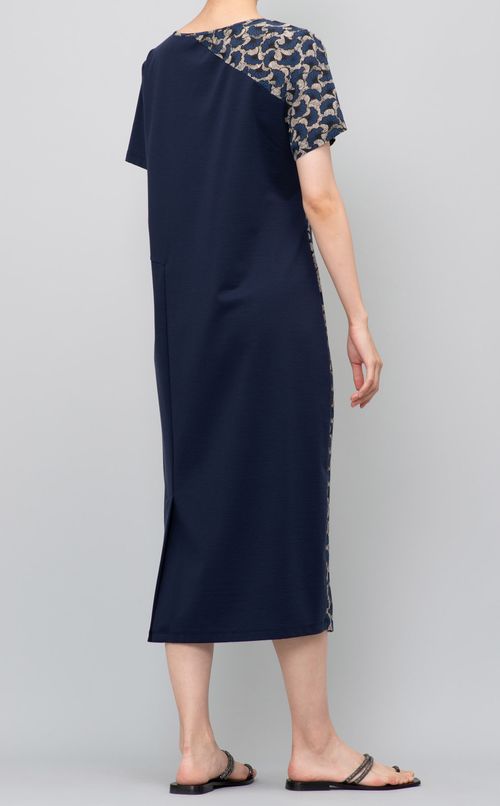 マルチプリントジャージーワンピース