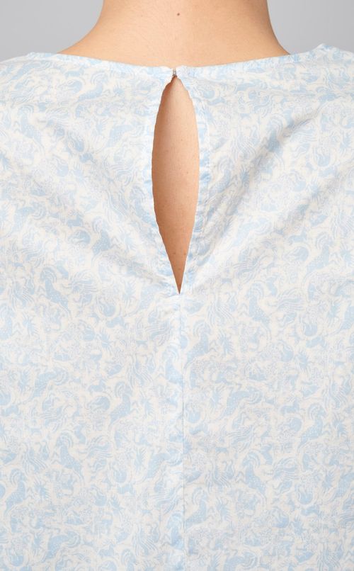 リバティプリントブラウス