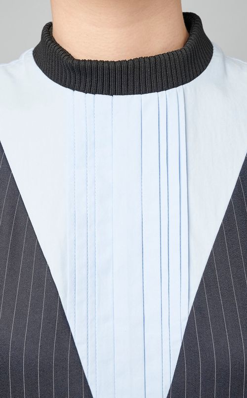 パッチワークデザインワンピース