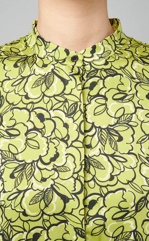 フラワープリントティアードワンピース