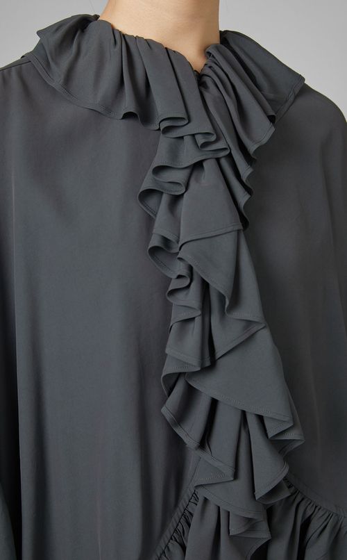 ダブルエンド2wayフリルブラウス