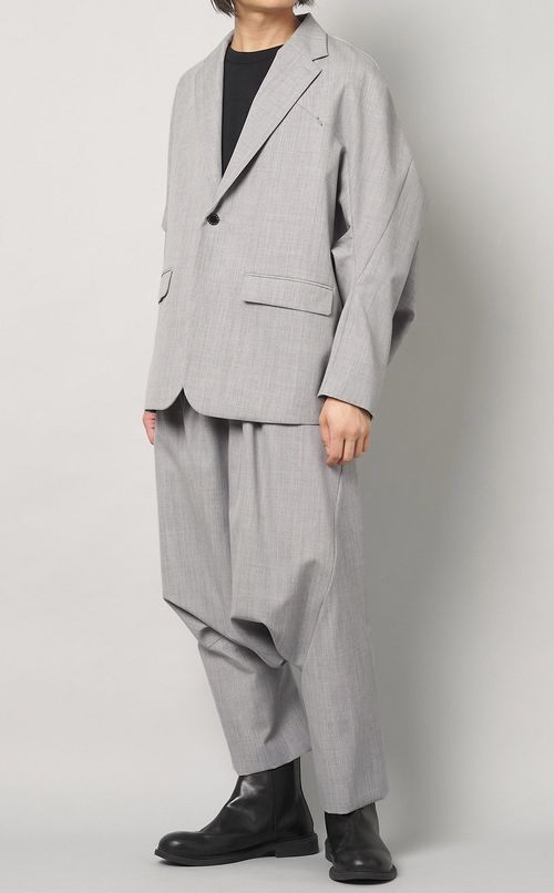 ウールサルエルスラックス