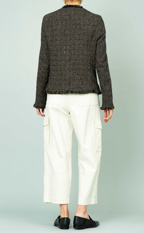 ラメ入りツイードジャケット