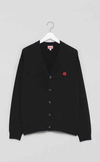 ボケフラワークレストカーディガン