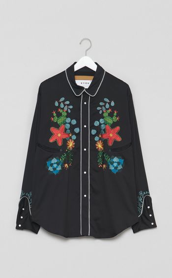 エンブロイダリーウエスタンシャツ